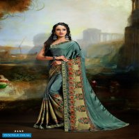 KOADS TWIST OF FASHION BLACK RANGOLI PRINT BORDER SARIS WHOLESALER