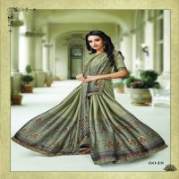 KODAS SITKA PRESENTS TWIST OF FASHION VOL 2 BLACK RANGOLI PRINT WITH BORDER SAREE