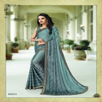 KODAS SITKA PRESENTS TWIST OF FASHION VOL 2 BLACK RANGOLI PRINT WITH BORDER SAREE