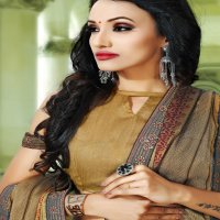 KODAS SITKA PRESENTS TWIST OF FASHION VOL 2 BLACK RANGOLI PRINT WITH BORDER SAREE