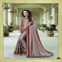 KODAS SITKA PRESENTS TWIST OF FASHION VOL 2 BLACK RANGOLI PRINT WITH BORDER SAREE