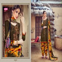 KSM Panjabi Queen Wholesale Pashmina Patiyala Dress Material