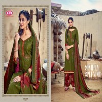 KSM Panjabi Queen Wholesale Pashmina Patiyala Dress Material