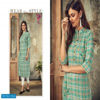KURTI TIMES AAYNA COTTON HANDWORK SIMPLE LADIES KURTIS