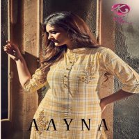 KURTI TIMES AAYNA COTTON HANDWORK SIMPLE LADIES KURTIS