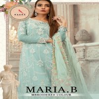 Kaara Maria B Mbroidered Colour Wholesale Pakistani Dress Material