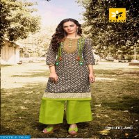 Kalam Tapas Wholesale Ready Made Kurti With Plazzo