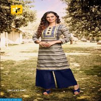 Kalam Tapas Wholesale Ready Made Kurti With Plazzo