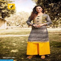 Kalam Tapas Wholesale Ready Made Kurti With Plazzo