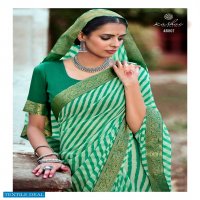 Kashvi Sadguna Wholesale Georgette Indian Saree Blouse