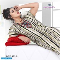 Kavyanshika Nighty Vol-558 Wholesale Designer Nighty Catalog