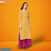 Kesari Exports Cutemade Vol-4 Wholesale Designer Kurti With Plazzo