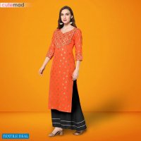Kesari Exports Cutemade Vol-4 Wholesale Designer Kurti With Plazzo