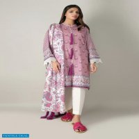 Khaadi 2021 Wholesale Lawn Shirt And Lawn Dupatta Collection