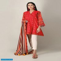 Khaadi 2021 Wholesale Lawn Shirt And Lawn Dupatta Collection