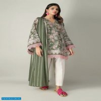 Khaadi 2021 Wholesale Lawn Shirt And Lawn Dupatta Collection