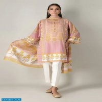 Khaadi 2021 Wholesale Lawn Shirt And Lawn Dupatta Collection