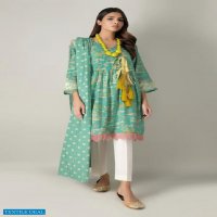 Khaadi 2021 Wholesale Lawn Shirt And Lawn Dupatta Collection