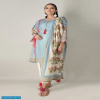 Khaadi 2021 Wholesale Lawn Shirt And Lawn Dupatta Collection