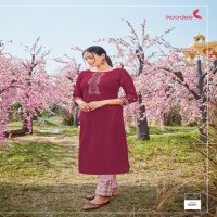 Koodee Mahi Vol-6 Wholesale Fancy Viscose Kurti With Pants