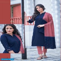 Koodee Saheli Vol-9 Wholesale Kurti With Pant And Dupatta