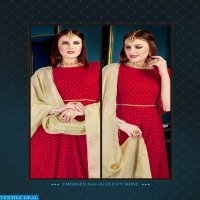 LADYVIEW PRESENT MANOHARI WEAVING RAYON KURTI WITH BANARASI DUPATTA TRADER