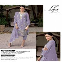 LAIBA LAUNCH LIBAS LPC 4 PURE GEORGETTE WITH EMBROIDERY FORMAL CLASSY LOOK PAKISTANI SUIT