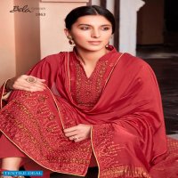 LAMHE VOL 2 BY BELA VISCOSE MUSLIN DESIGNER SUITS WHOLESALER