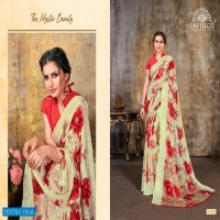 LASHKARA VOL 4 BY ISHIKA GEORGETTE PRINTED CASUAL WEAR SAREE