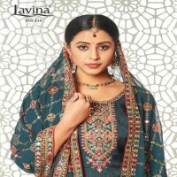 LAVINA LAUNCH LAVINA VOL 119 UPADA EMBROIDERY WORK BOTTOM SHARARA DESIGNER PARTY WEAR SUITS