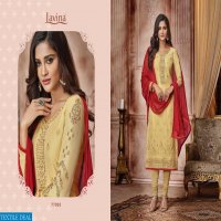 LAVINA LAUNCH LAVINA VOL 77 BANARASI JACQUARD DESIGNER SALWAR SUIT WHOLESALER