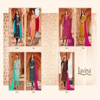 LAVINA NX 7 GEORGETTE EMBROIDERY SALWAR KAMEEZ DESIGN CATALOGUE