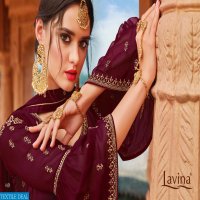 LAVINA VOL 98 BANGLORI SILK JACQUARD SALWAR SUIT WHOLESALER