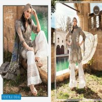 LEVISHA MARIA B LAWN DESIGNER PAKISTANI LAWN DRESS MATERIALS