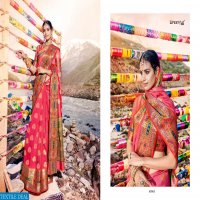 LIFESTYLE PRESENT SHAURYA MEENAKARI WORK WITH RICH PALLU SAREE CATLOG COLLECTION