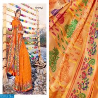 LIFESTYLE PRESENT SHAURYA MEENAKARI WORK WITH RICH PALLU SAREE CATLOG COLLECTION