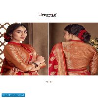 LIFESTYLE SHUBH DRISHTI LICHI SILK RICH PALLU CLASSY LOOK GORGEOUS SAREE