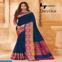 LT FASHION PRESENT DEVIKA COTTON SILK CASUAL WEAR SAREE ONLINE SHOPPING IN SURAT