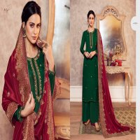 LT NITYA VOL 147 VISCOSE UPADA WITH HANDWORK SALWAR KAMEEZ WHOLESALER SURAT