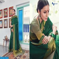 LT PRESENTING VIDHYA COTTON WIVING BORDER SAREE COLLECTION