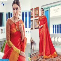 LT PRESENTING VIDHYA COTTON WIVING BORDER SAREE COLLECTION