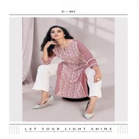 LUCHNOWI VOL 2 BY VINK RAYON WITH WORK EXCLUSIVE KURTI WITH PANTS