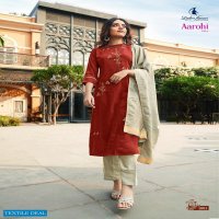 Ladies Flavour Aarohi Vol-3 Wholesale Full Stitched Top With Pants And Dupatta