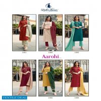 Ladies Flavour Aarohi Vol-3 Wholesale Full Stitched Top With Pants And Dupatta