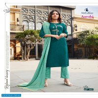 Ladies Flavour Aarohi Vol-3 Wholesale Full Stitched Top With Pants And Dupatta