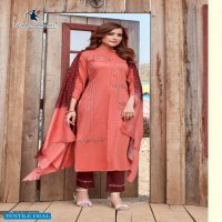 Ladies Flavour Aarohi Vol-5 Wholesale Full Stitched Top With Pants And Dupatta