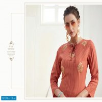Lady Finger Hightlight Wholesale Reyon Work Kurtis