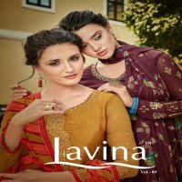 Lavina Vol-89 Wholesale Crepe Silk Negative Print Salwar Kameez