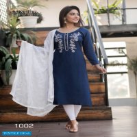 Luxuria Ruhani Wholesale Casual Kurti With Dupatta Catalog