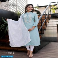 Luxuria Ruhani Wholesale Casual Kurti With Dupatta Catalog
